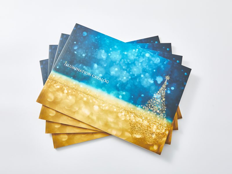 イルミネーション・商品カタログ表紙デザイン