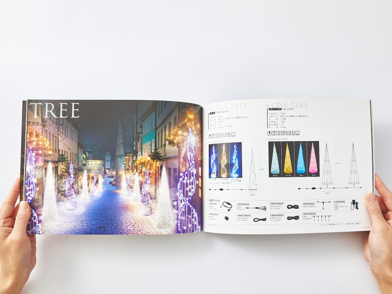 イルミネーション・商品カタログ・商品紹介ページデザイン３