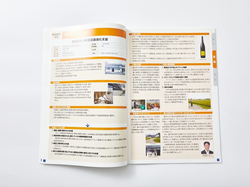 事例集パンフレット・事例紹介ページデザイン２
