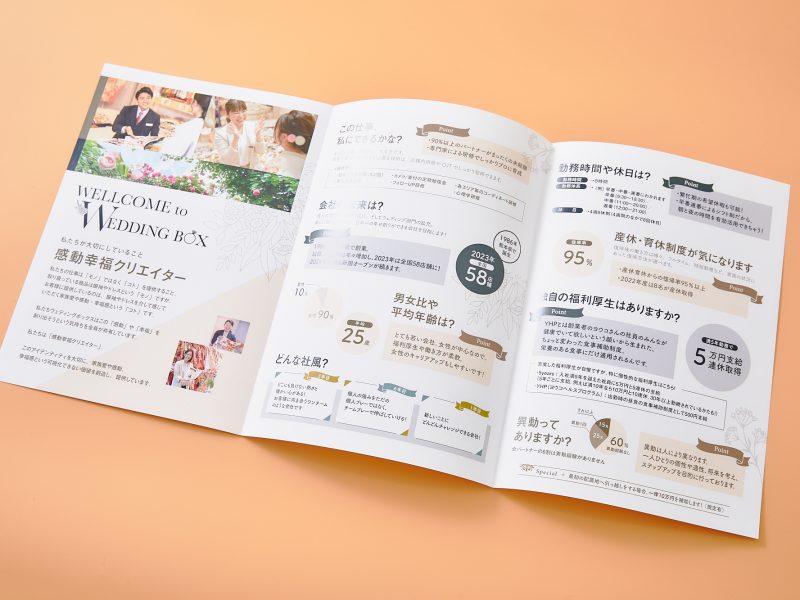 振袖レンタル・ウェディングパンフレット中面